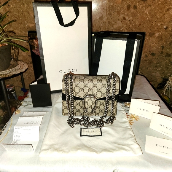 GUCCI - Dionysus GG Supreme Mini Bag - Picture 2 of 13